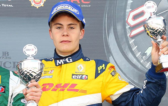 Manor MP Motorsport Steijn Schothorst podium in Silverstone